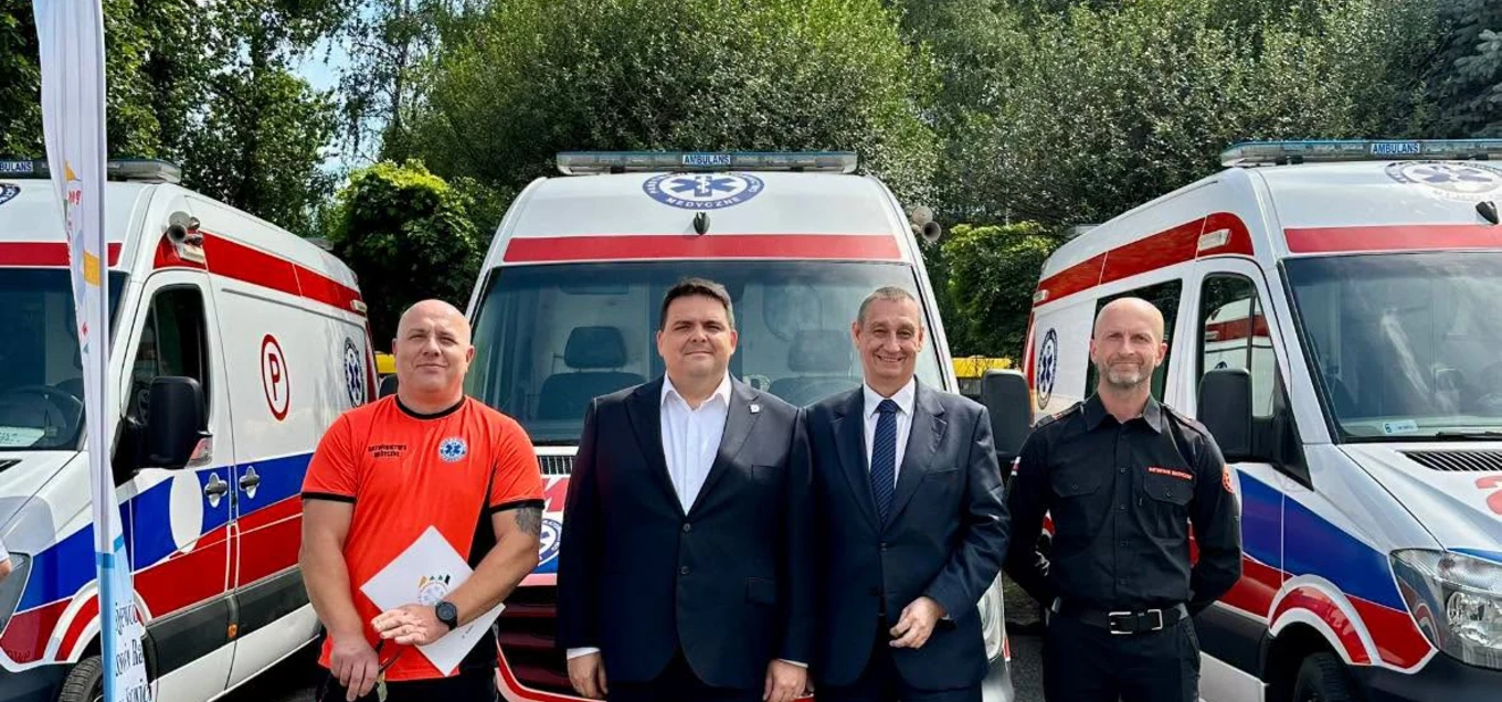 Flota pojazdów Szpitala Miejskiego w Gliwicach oficjalnie się powiększyła.