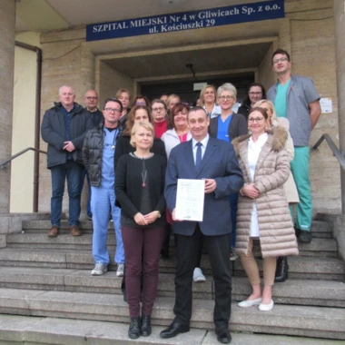 SZPITAL MIEJSKI NR 4 W GLIWICACH Z CERTYFIKATEM W ZAKRESIE SPEŁNIENIA WYMAGAŃ NORMY ISO 9001